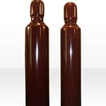 Seamless acetylene gas cylinder with durable steel body for industrial use