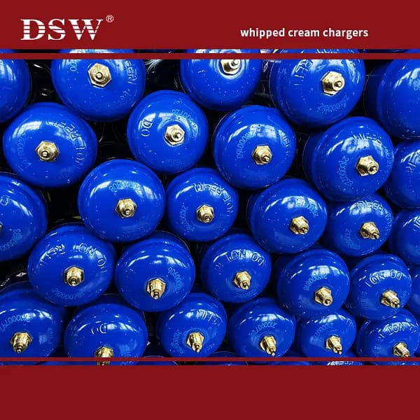 Food-grade nitrous oxide cream chargers for whipped cream applications