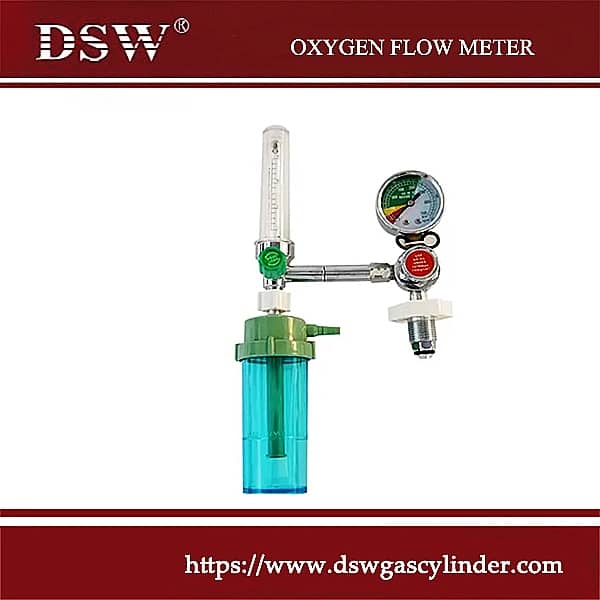 Oxygen flow meter for precise O₂ gas flow control in medical and industrial applications