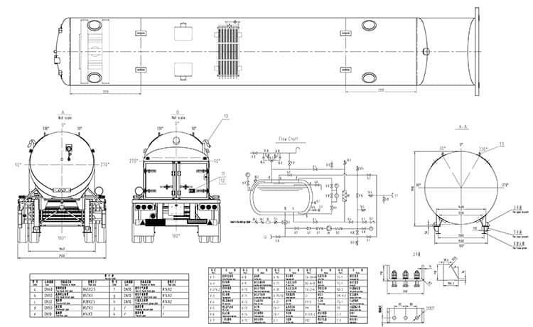 Construction of liquid oxygen semi-trailer Construction of liquid oxygen semi-trailer with advanced cryogenic tank design