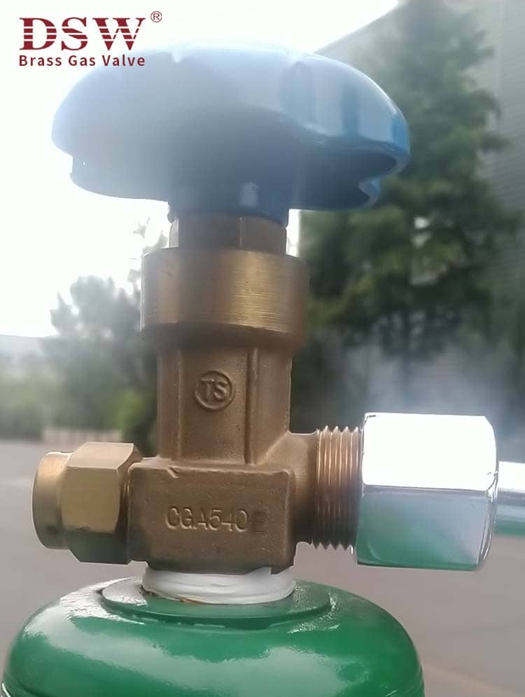 CGA 540 oxygen cylinder valve, oxygen cylinder valve