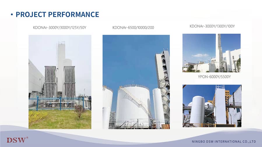 cryogenic air separation plant