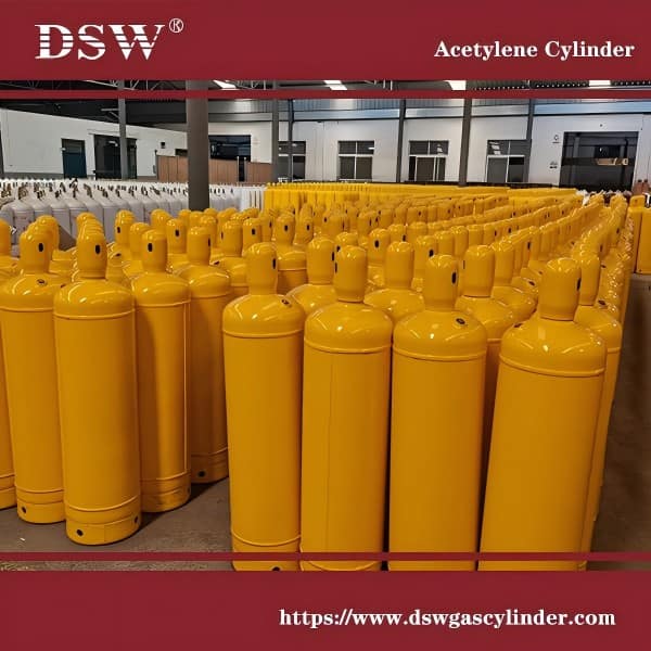 Acetylene Gas 3 An acetylene package for the safe storage and use of acetylene gas.