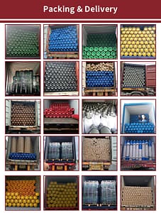 medical gas cylinders 9 47L ISO 9809-3 medical gas cylinders supplier