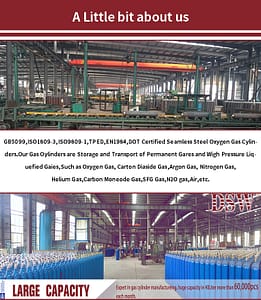 8L portable oxygen tanks 7 oxygen gas cylinders