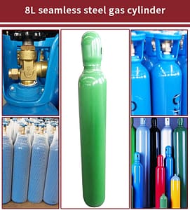 8L portable oxygen tanks 6 portable oxygen tank, 8L oxygen gas cylinders