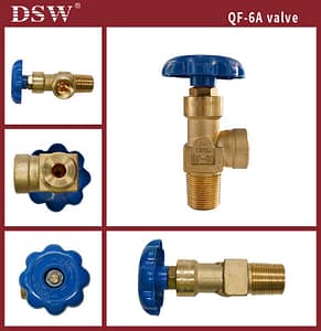 QF6A oxygen gas cylinder valves 3 Qf-6A gas cylinder valve