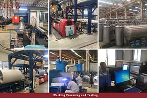 Cryogenic Liquid Container 6 welded Insulated cryogenic liquid container, dewar cylinder