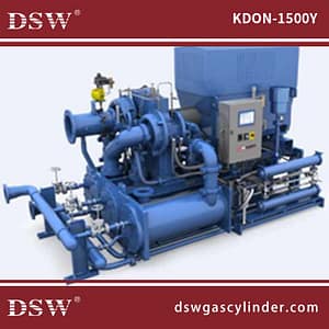 Liquid Ethylene Tank 4 argon diaphragm compressor