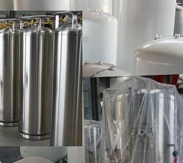 What Is a Cryogenic Container Used For? Applications, Types & Industry Guide 1 Vacuum insulated cryogenic container used for liquid nitrogen and LNG storage in industrial applications