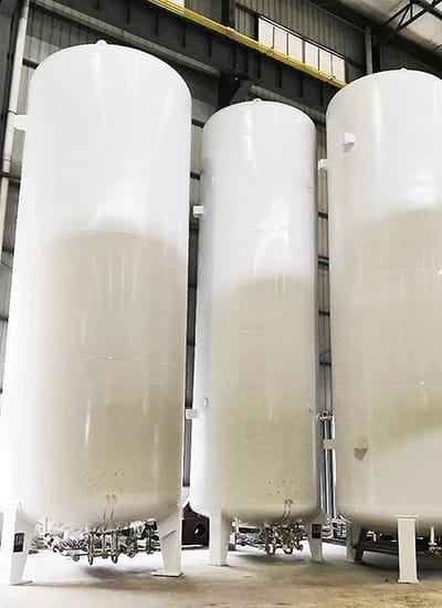LAR cryogenic tank for liquid argon storage with vacuum insulation