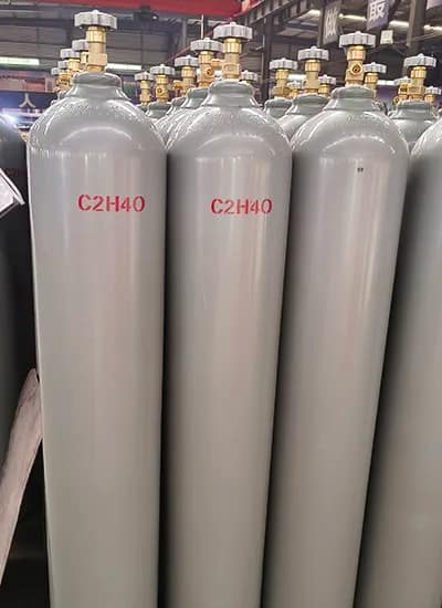 High purity Ethylene Oxide (ETO) gas cylinder for sterilization and chemical industrial use