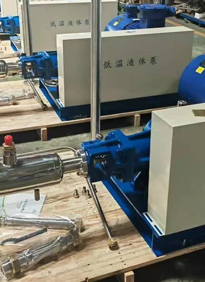 Cryogenic liquid pumps for LNG and industrial gas transfer