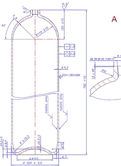 gas-cylinder-sizes-guide Gas cylinder sizes guide showing different industrial gas cylinders