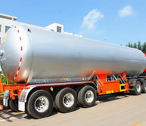 cryogenic-tanker-trailer Cryogenic tanker trailer for safe transport of liquid gases
