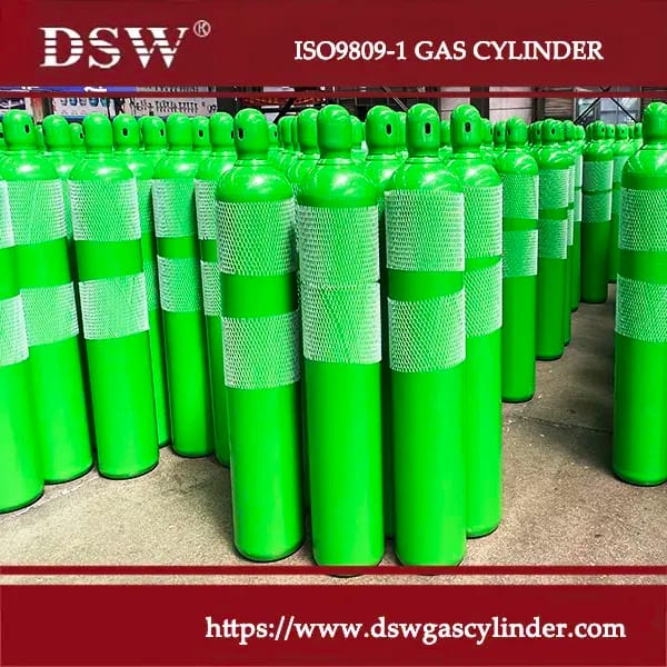 40L High Pressure Seamless Steel ISO9809-1 Gas Cylinder 1 Steel gas cylinder conforming to ISO 9809 1 standard