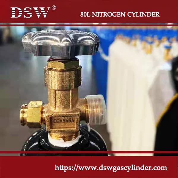 nitrogen cylinders 4 Gas cylinder nitrogen with CGA valve for safe industrial gas storage and supply