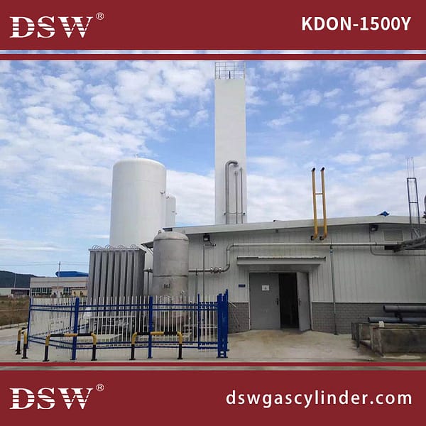 Oxygen air separation plant