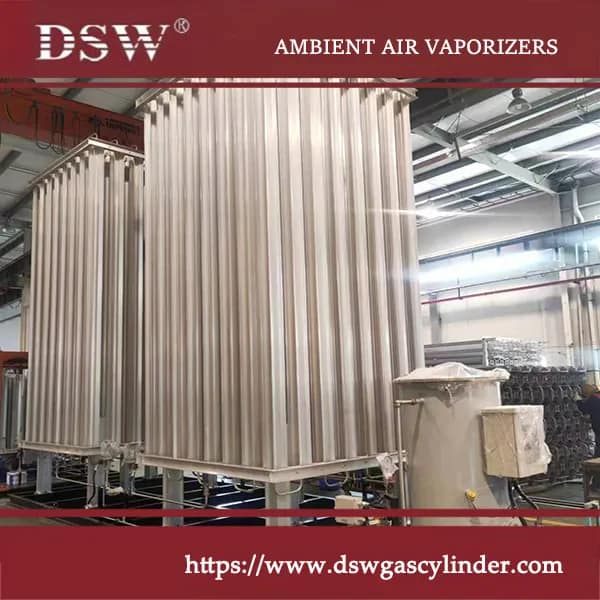 Cryogenic ambient air vaporizer for industrial gas systems by DSW