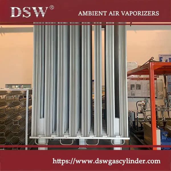 ambient-vaporizer-cryogenic-gas High efficiency ambient vaporizer for cryogenic gas systems by DSW