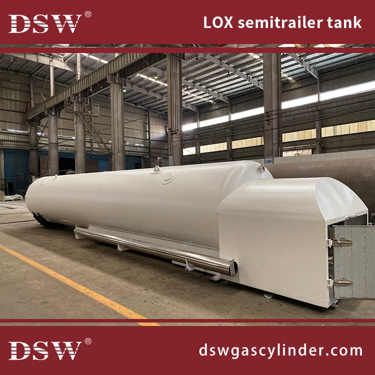 Liquid Oxygen Trailer 3 LOX tank trailers