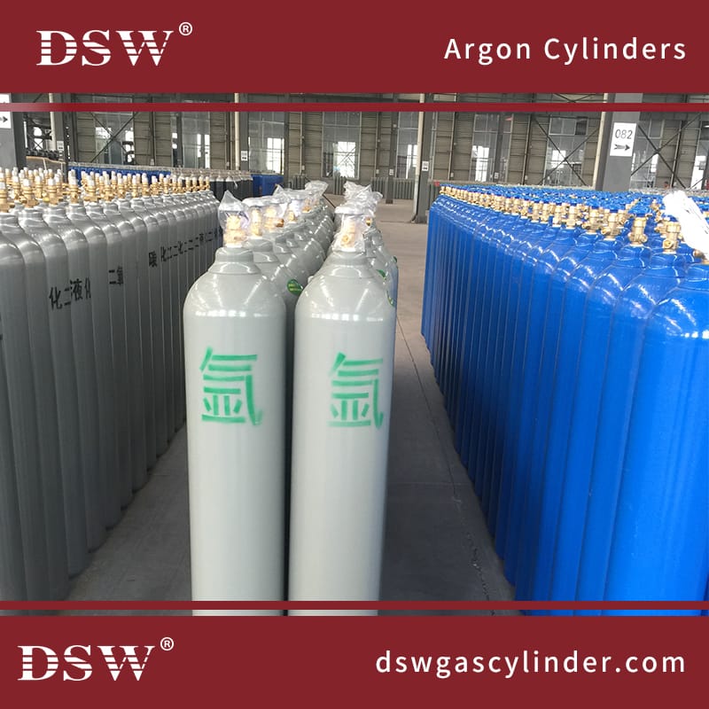 Argon cylinders 4 Argon Cylinders