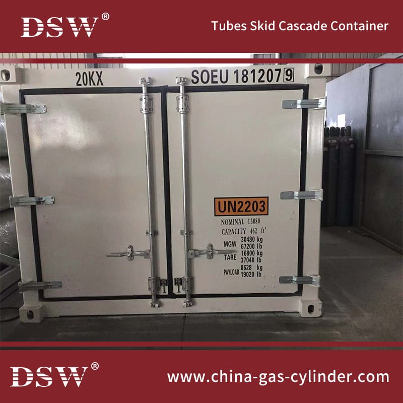 Tubes Skid Cascade Container 3 Tubes Skid Cascade Container
