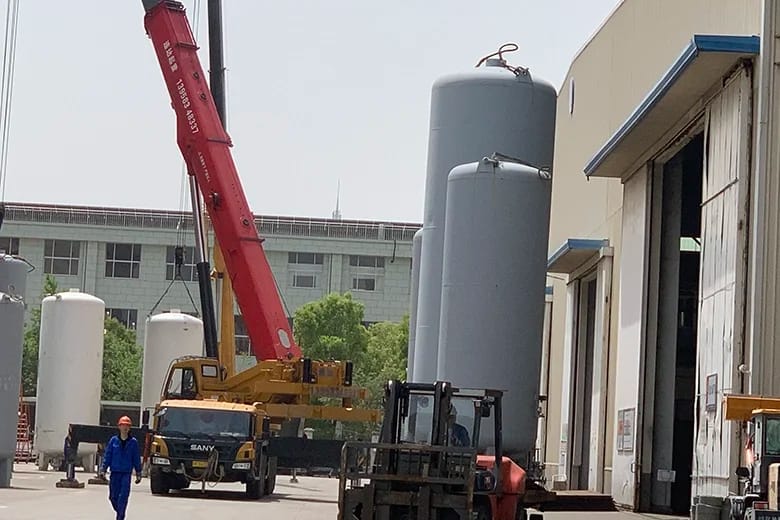 20M3 Cryogenic Storage Tank 4 20m³ cryogenic storage tank for liquid gases