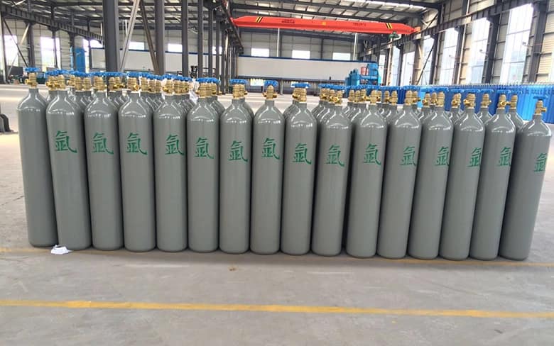 industry argon gas 6 High-purity 40L argon gas cylinder for industrial and welding applications