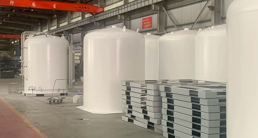 MicroBulk Cylinders 7 MicroBulk cryogenic cylinder for on-site storage and supply of industrial gases