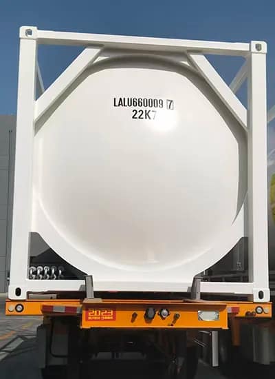 Industrial Gas Storage and Supply Systems 4 ISO tank containers for international transport of cryogenic and pressurised industrial gases