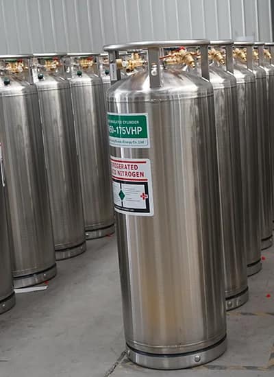Liquid Nitrogen Dewar Sizes Guide : Types, Capacities & How to Choose 1 Cryogenic storage dewar for liquid nitrogen used in laboratories, IVF clinics and biobanks for biological sample preservation