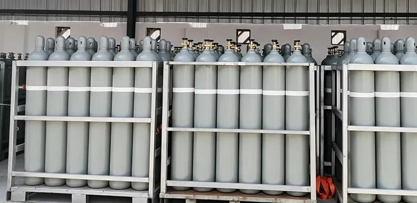 Helium Gas Helium Cylinders Exporter 5 High-purity helium gas cylinders supplied in China for industrial, medical, and scientific applications