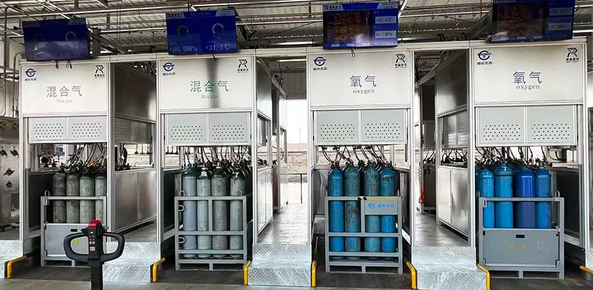 How to Fill Gas Cylinders Safely: Equipment, Process and Safety Requirements 2 Gas cylinder filling machine and industrial filling equipment