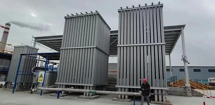 Ambient air vaporizers 6 Industrial ambient air vaporizer for cryogenic gas supply