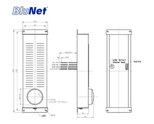 EAS-346F.outdoor siren with flash self contained siren