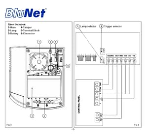 outdoor siren with metal protection