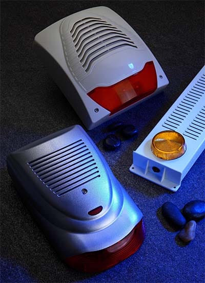 outdoor siren with flasher