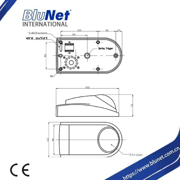 Outdoor Siren Flashing Light EAS2011